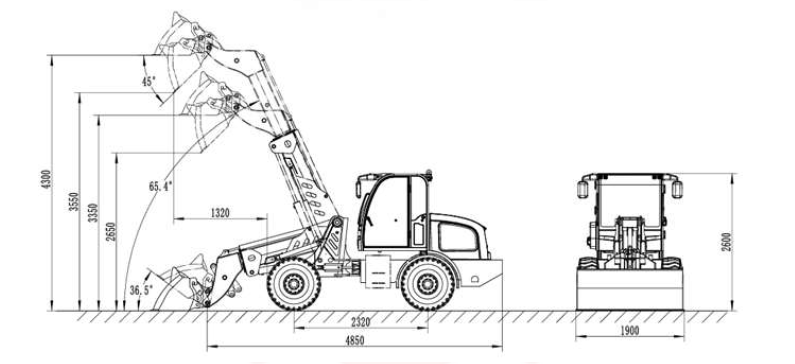Ładowarka przegubowa Hornet HMA 818T - zdjęcie 2